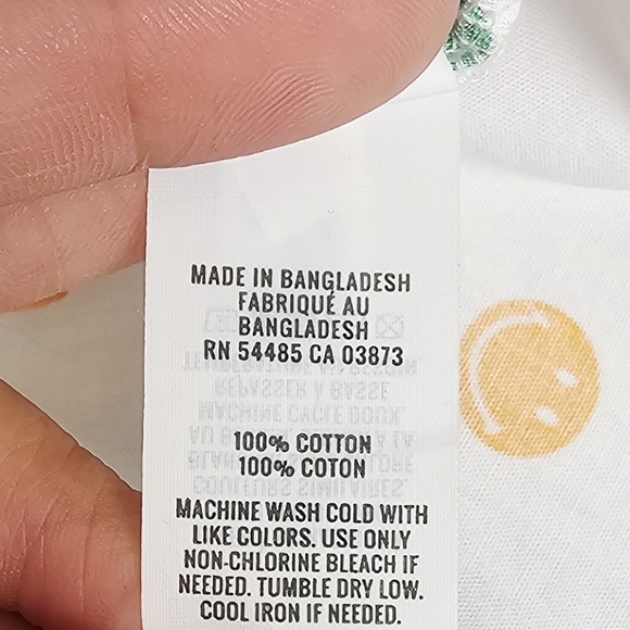 NWT Aerie Novelty Happy Face Colorful Polka Dot Women's Button Down Shirt Size M - Picture 7 of 7